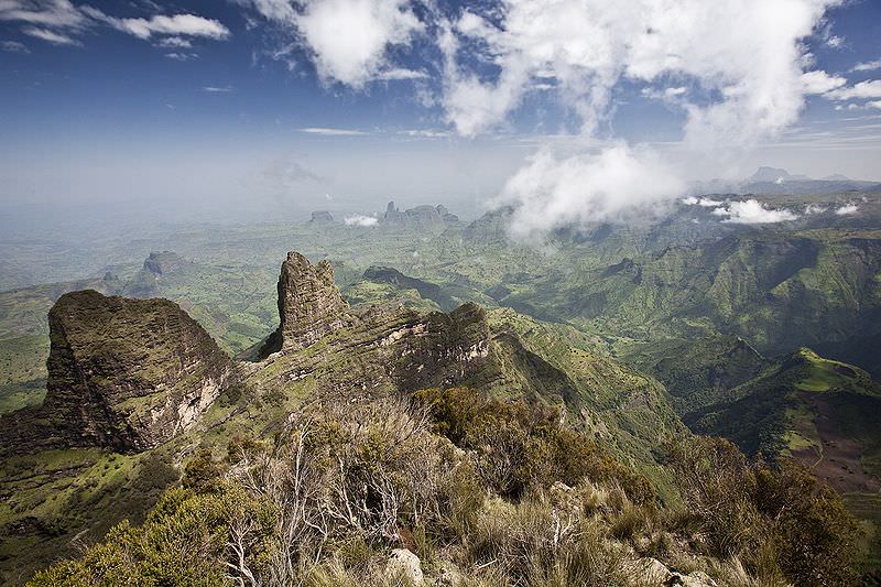 The Semien Mountains in Ethiopia